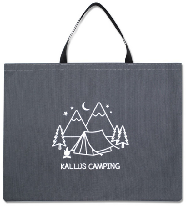 KALLUS CAMPING 다용도 캠핑 2겹 멀티 가방 62 x 47cm, 1개, 그레이