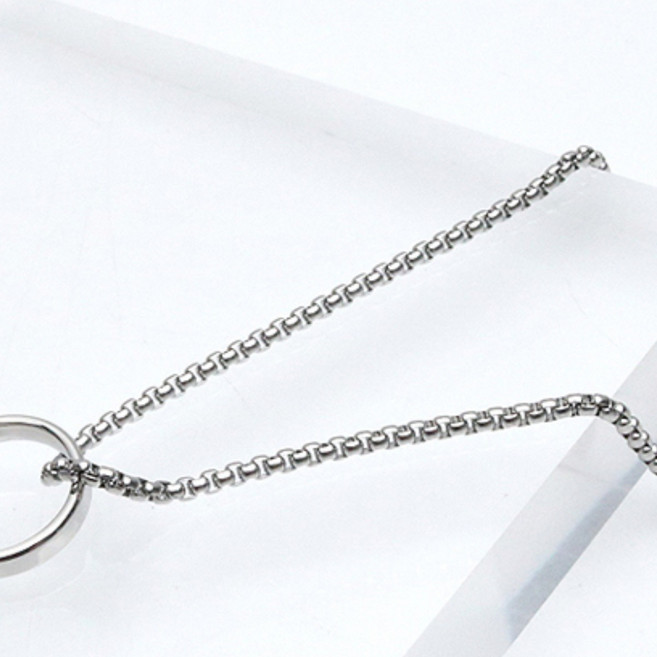 N0331w 써지컬 스틸 슬림 체인 목걸이줄(다양한 사이즈와 두께선택)