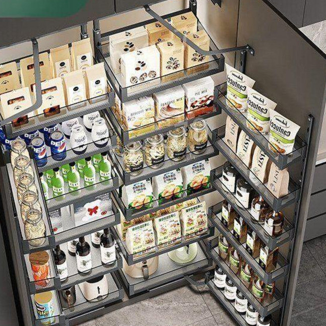 셀프 수납장 조립형 냉장고형 다용도실 틈새 냉장고장 히든 주방, 39. 500cm(깊이500) 4단(1330mm)