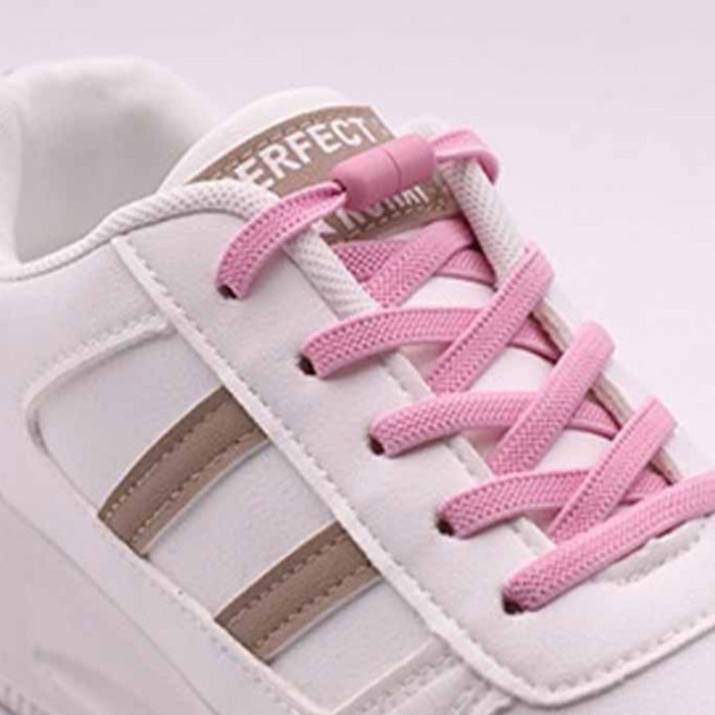 몰서포터 매듭없는 신발끈 노매듭 캡슐 버클 초간편 스판