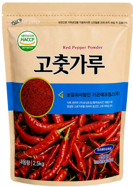 가온 고춧가루 고운청양 중국산 깊은 매운맛 HACCP, 1개, 1kg