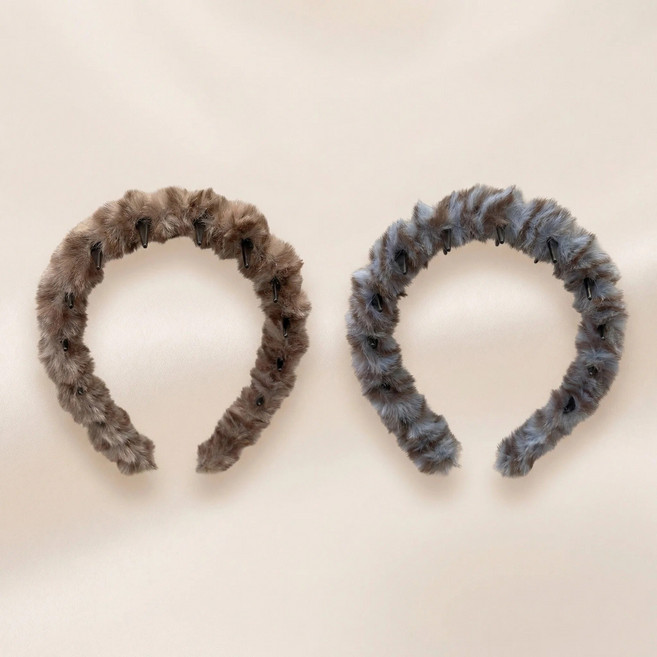 고탄성 헤어밴드 휴대용 빗이 달린 헤어밴드 일상적인 심플함