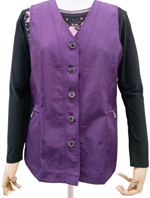 [꽃보다할머니] 빅사이즈 엄마 봄가을 춘추 조끼 옷 60대70대80대 칠순팔순 생신선물