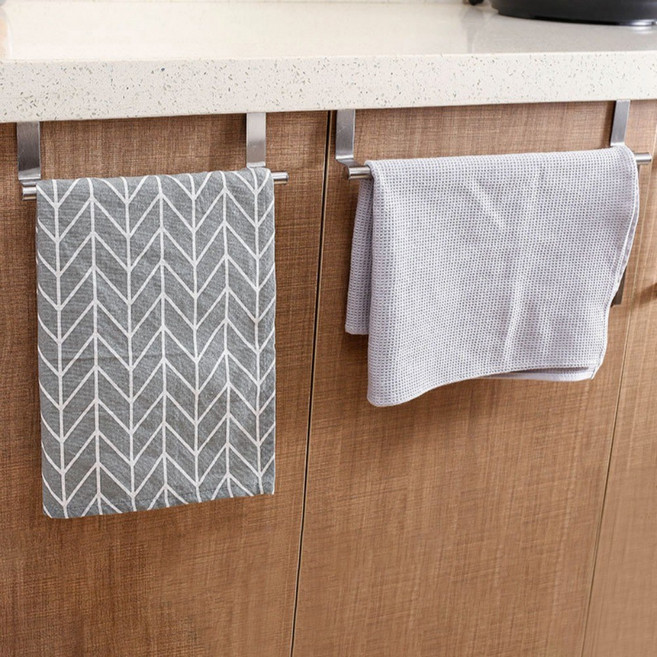 마상트 스텐 스틸 주방 무타공 싱크대 행주걸이 공중부양 건조대, 2개