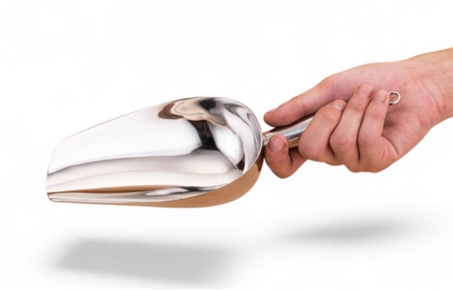 카페클럽 스텐 304 스테인리스 얼음 스쿱 고리형 손잡이, 1개, 3호 [리뷰약속선할인]