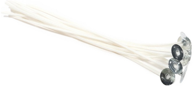 화이트코튼 심지 1-7호 100개 1BOX 화이트심지 소이 캔들 향초 만들기, 4호 (100개 1BOX)