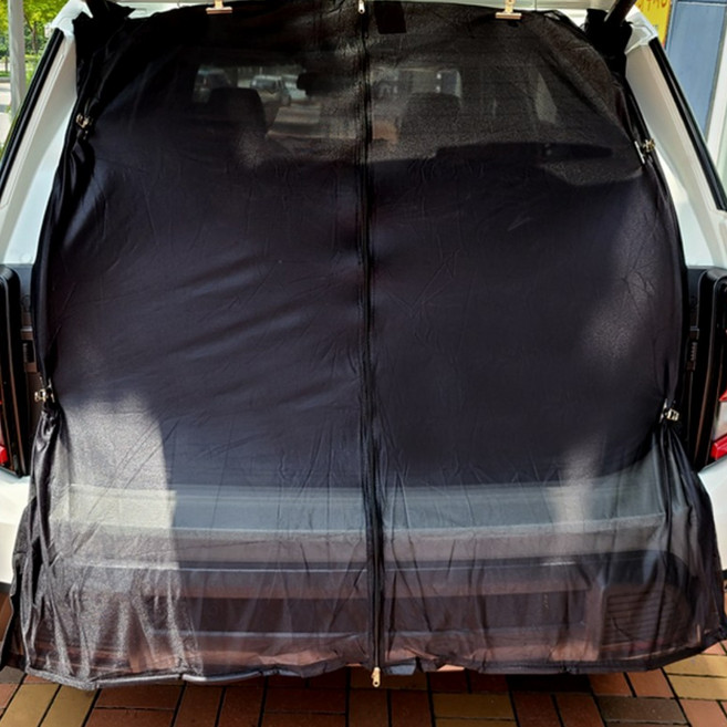 KGM 토레스 호환 차박 모기장 풀 세트 앞문 뒷문 트렁크 3종 캠핑 차크닉 햇빛가리개 사생활보호 그늘막 커튼 쌍용 토레스EVX 00362, 1세트, 블랙3종