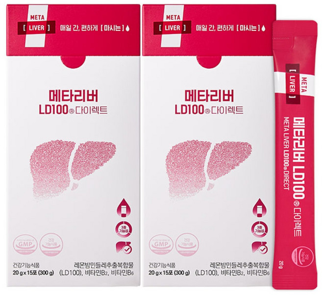 메타리버 LD100 레몬밤단델리온 액상 간건강 지방간영양제, 10개, 15회분