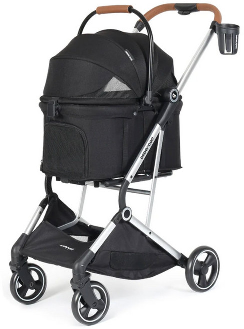 베베로드 T3 프리미엄 강아지 애견 유모차 분리형 접이식 캐리어, 1개, 베베로드 T3 블랙