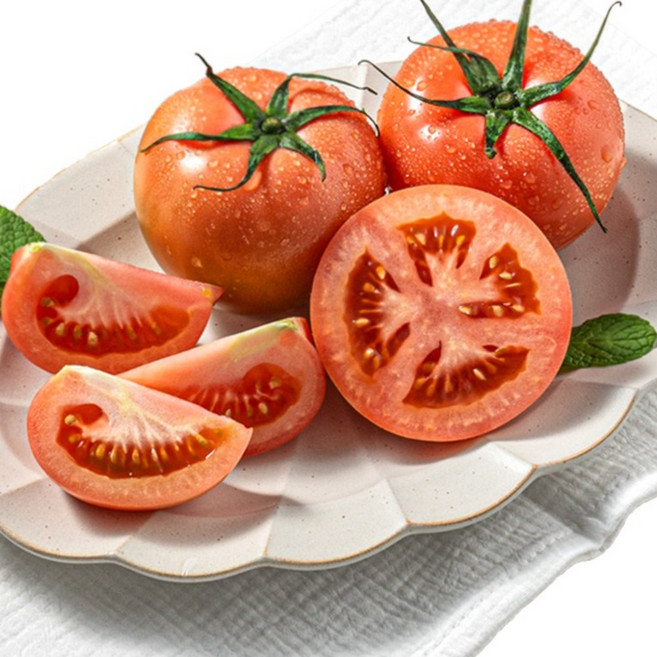 행복한 농부 정품 완숙찰토마토 3kg(1~5번과), 3kg(중과), 1개