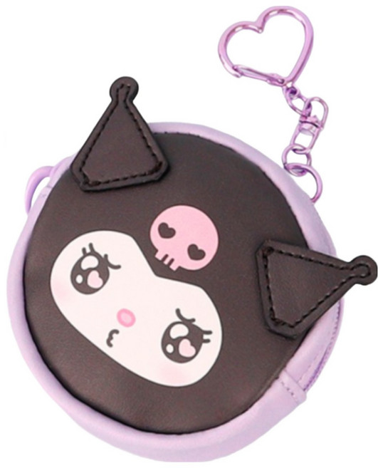 코지24 산리오 동전지갑 키링 키홀더 열쇠고리 백참 가방 고리 장식 액세서리 선물, 1개, 쿠로미
