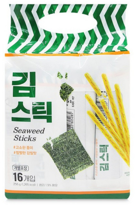 키즈웰 김스틱 256g 1BOX (10개입), 10개