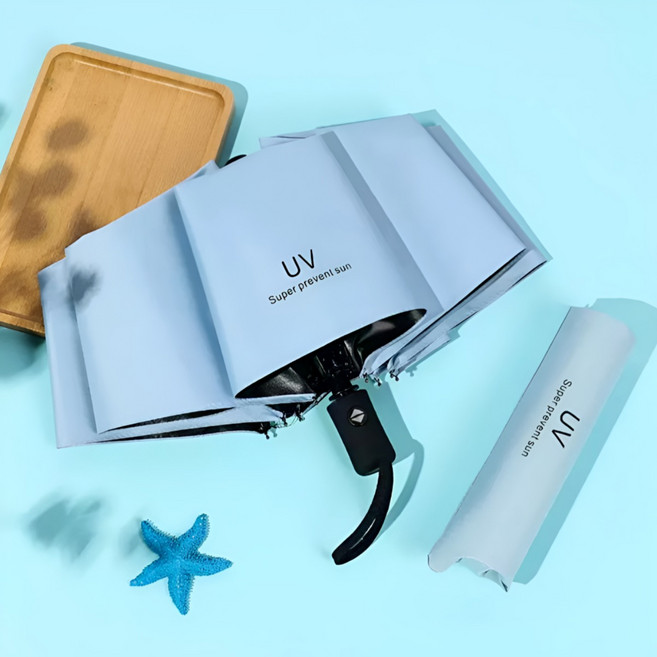 매니셀 UV자외선차단 우양산 초경량 3단자동 접이식 암막 우산