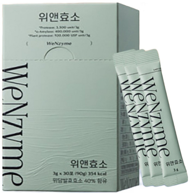 위담 위앤효소 자연발효 속편한 소화효소 곡물효소 100% 국내산 원료 3g X 30포, 30개
