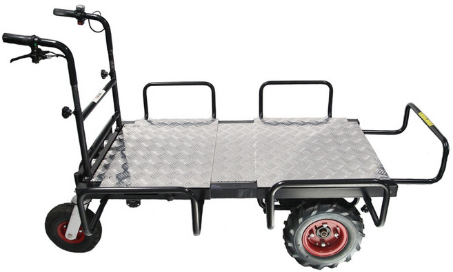 유니즈 확장형 농업용 운반차 충전식 이동 대차 운반 전동 카트 끌차 충전식 구르마 대차 전동운반기, 예약판매:12월초 순차배송 무거운제품. 수령시 주의, 1개