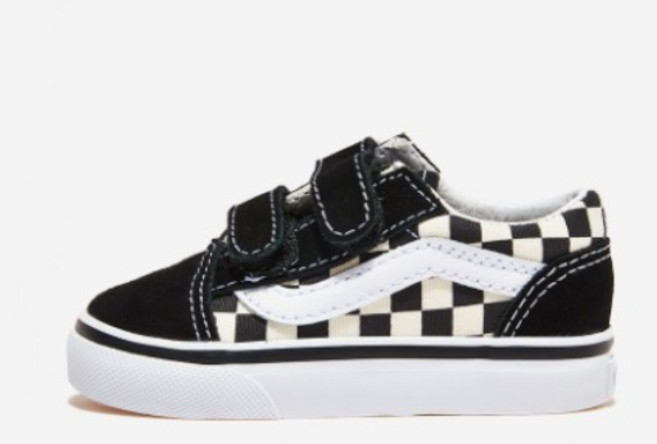 반스 매장정품 아동용 키즈 찍찍이 체크 유아용 토들러 운동화 스니커즈