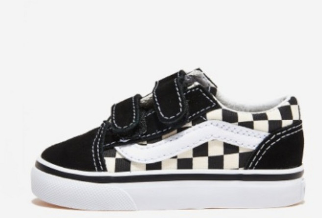 반스 매장정품 아동용 키즈 찍찍이 체크 유아용 토들러 운동화 스니커즈