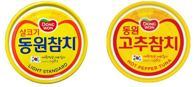 동원참치 90g 2종 B세트 (고추+스탠다드)x5, 10개