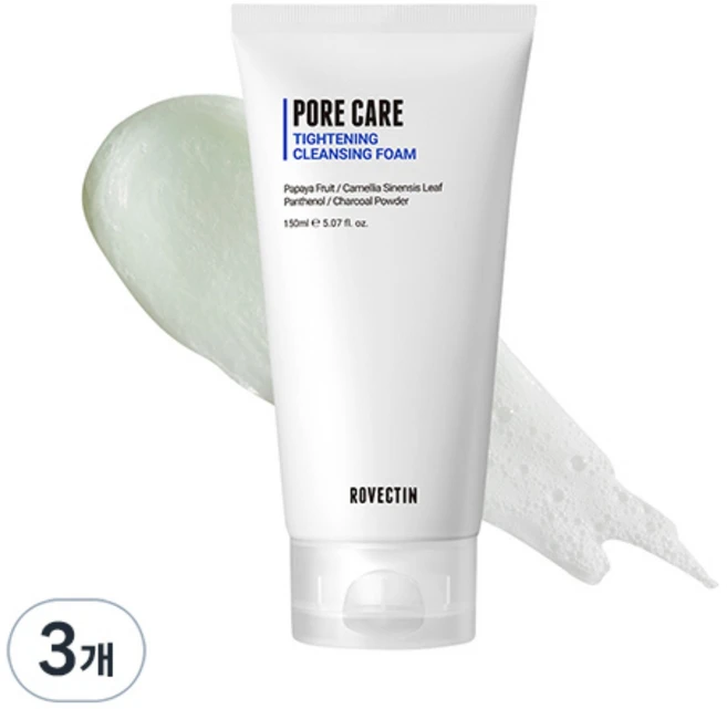 로벡틴 포어 케어 타이트닝 클렌징 폼, 150ml, 3개 - 쿠팡