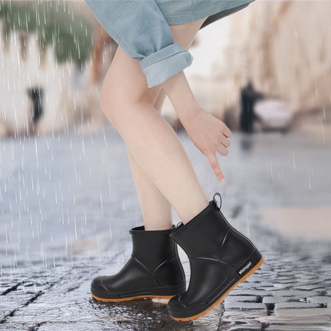 스톰핑 남여공용 발편한 레인부츠 성인 여성 남성장화