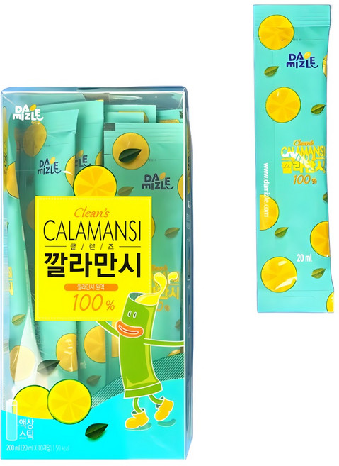 맛있고 간편한 클렌즈 깔라만시 원액 스틱, 200ml