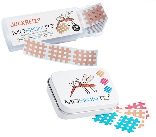 1+1 독일 내수용 정품 모기패치 모스킨토, 1세트, 42매입(컬러믹스)+24매입