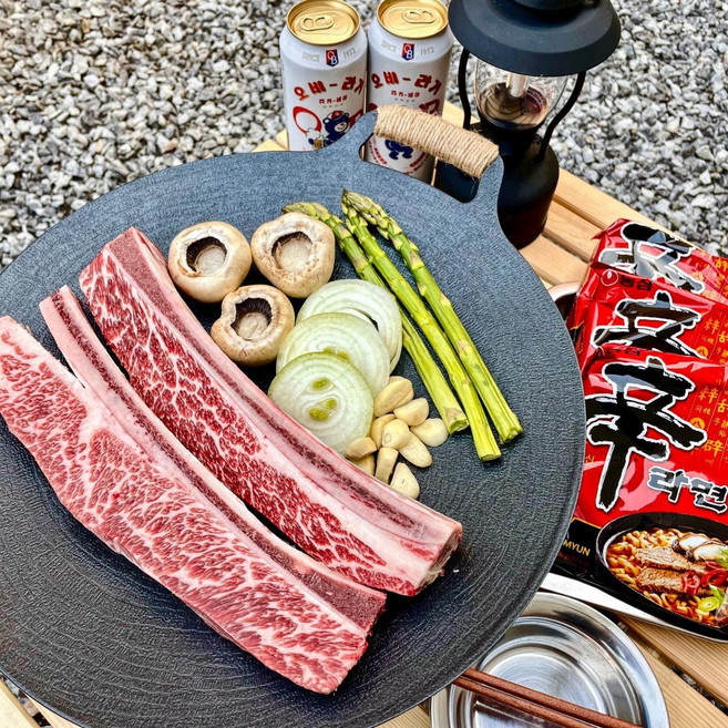 [HACCP인증]기름손질완료 우대갈비 900g~1kg 1.9kg~2kg 캠핑용고기 비프립 기운내소, 1개