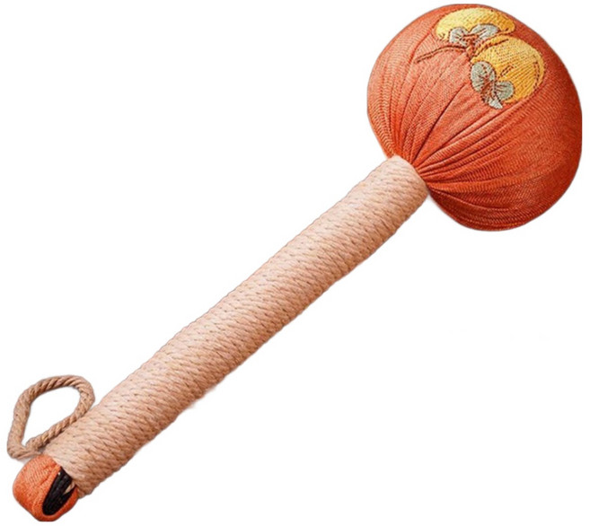 SMILEMORLI 피로 회복 핸디 마사지 방망이 멀티 안마봉, 주황색, 1개