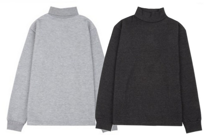 마이폴 1+1 기모 목폴라 목티 남자목폴라 폴라티 남녀공용