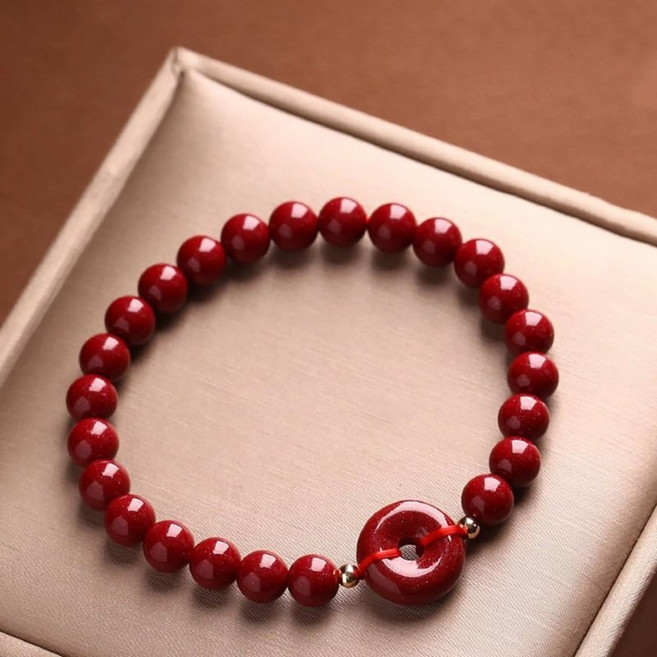 이레오몰 경면주사 평안 고리 팔찌 비휴 팔찌 마음의 평화를 부르는 L-0033