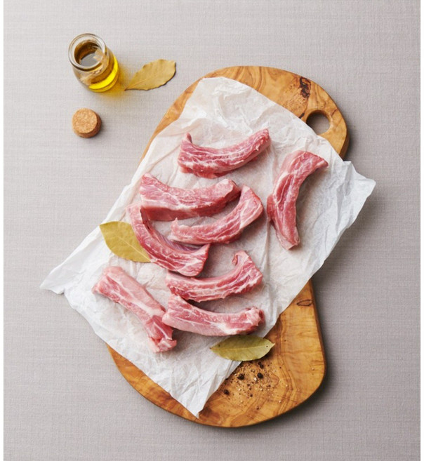 [농협안심한돈][냉장] 국내산 돼지 등갈비 찌개용 500g, 1개