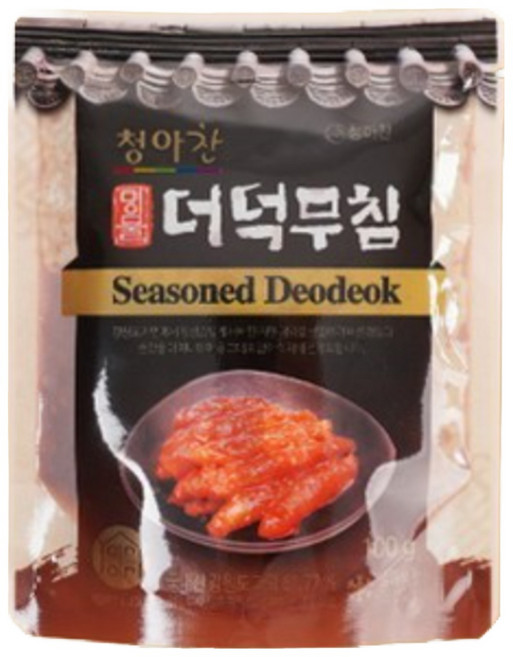 청아찬 국내산 명물 더덕무침, 청아찬 국내산 명물 더덕무침 100gX8팩, 100g, 8개