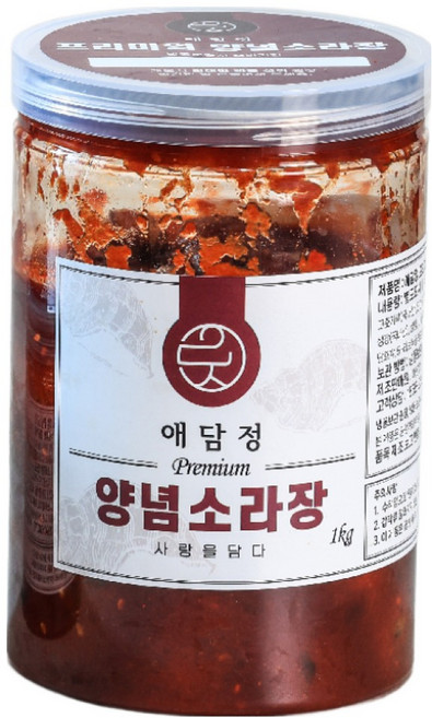 애담정 프리미엄 무방부제 양념 소라장, 1개, 1kg
