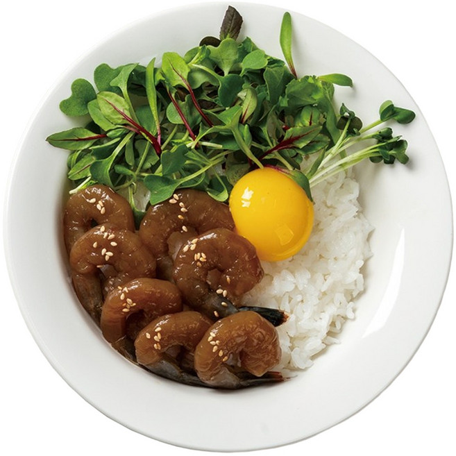 [1+1/무료배송] 대천어가 깐 새우장 간장+양념, 1세트