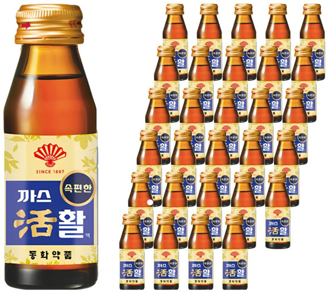 동화약품 부채표 까스활 소화제, 75ml, 50개