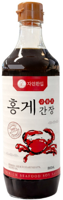 자연한입 홍게간장, 1개, 860ml