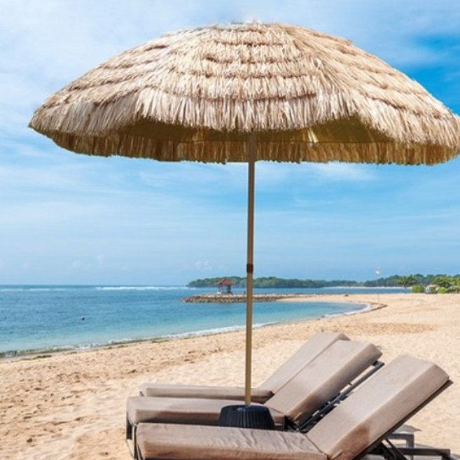 카나모 밀짚 파라솔 대형 각도조절 지푸라기 야외 볏짚 감성 캠핑 비치 낚시 테라스 카페, 01. 카나모 밀짚 파라솔 대형