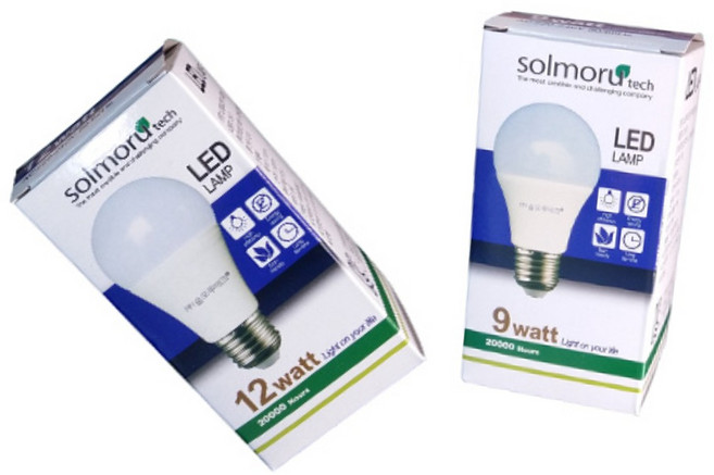 솔모루테크 LED전구9W-백열전구(60W 80W) 대체, 전구색, 1개