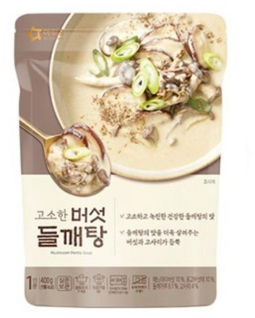 아워홈 고소한 버섯 들깨탕, 400g, 1개