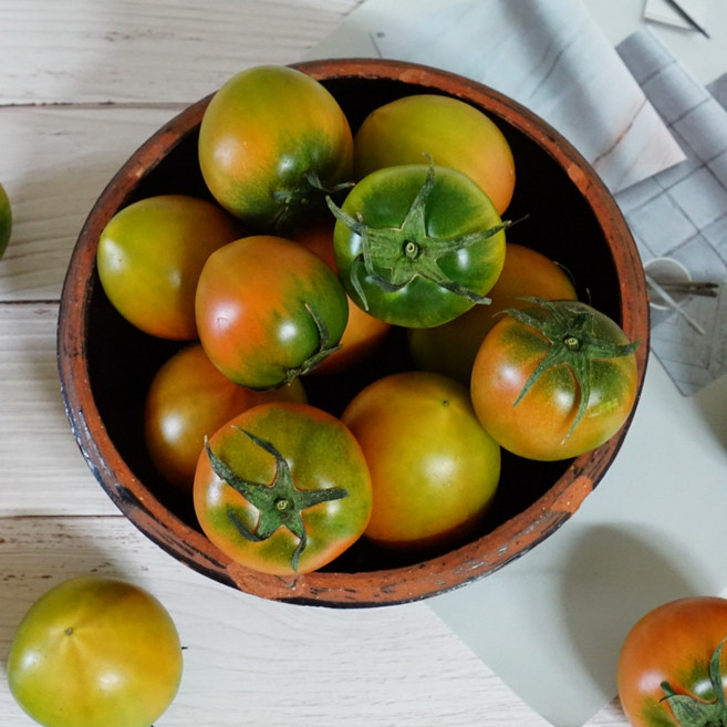 [농장직송] 정품 대저 토마토 부산대저 농협인증 오리지날 짭짤이 2.5KG 5kg, 1개, 중과(M) 15~20과 내외 대저토마토