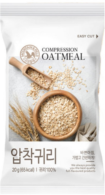 산과들에 하루한줌견과 하루한줌오트밀 100낱봉, 20g, 100개