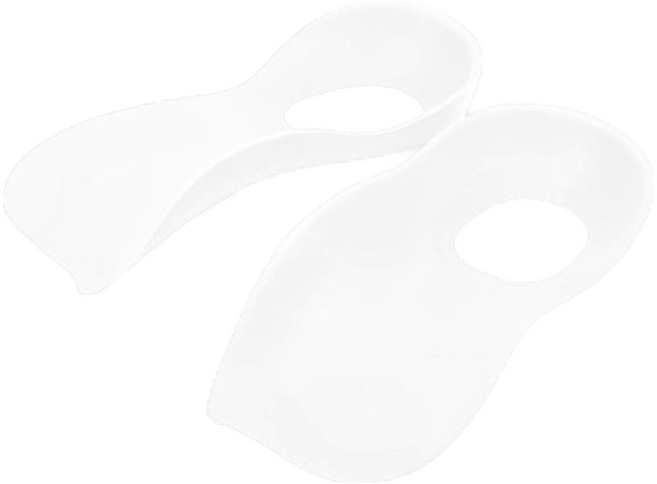 다로엘 발아치 자세교정 기능성 깔창 족저근막염 오다리 평발 써포트 2세트, 핏화이트