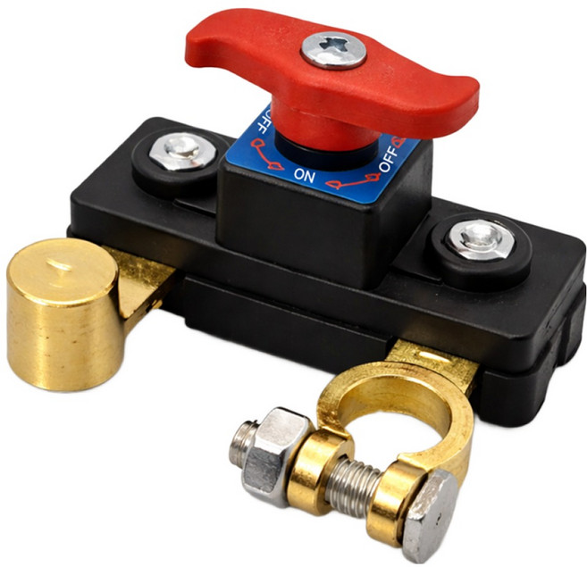 배터리 차단 스위치 15~18mm 12V 24V 겸용 방전 누전 차단기, 1개