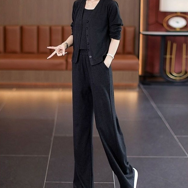 스타일닥터 여성 패션캐주얼 3피스 세트 슬림핏 간략하다 캐주얼룩