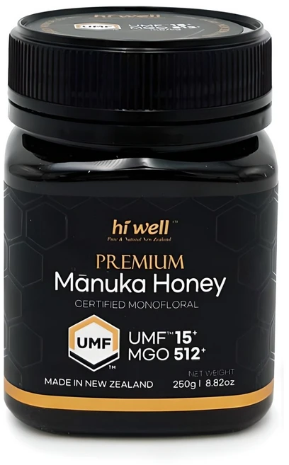 하이웰 뉴질랜드 프리미엄 마누카꿀 UMF15+ (MGO512+), 1개, 250g - 쿠팡
