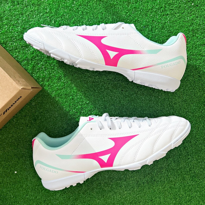 미즈노 폴가도 여성 어린이 키즈 와이드 풋살화 3E 발볼 넓은 TF 드로우색포함