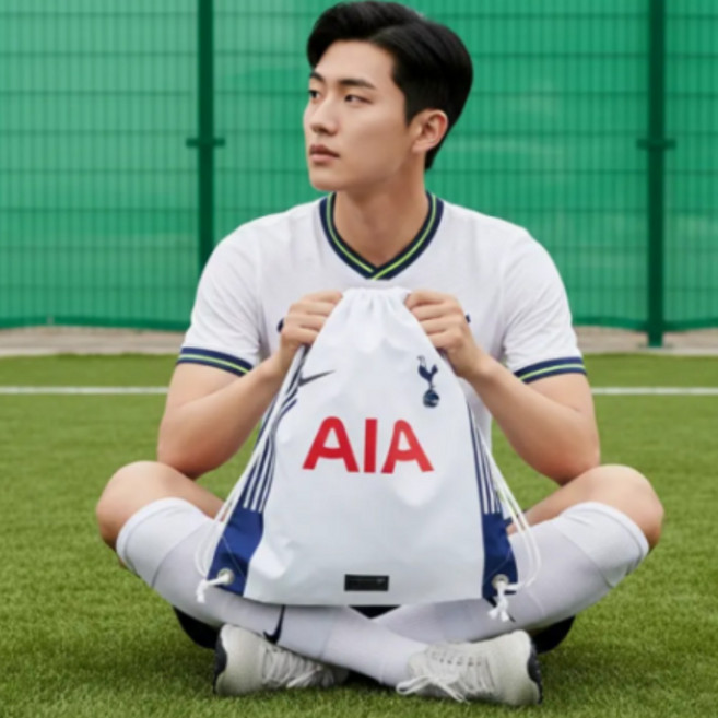 축구 선수 스트링백 실내화 가방, 손흥민, 1개