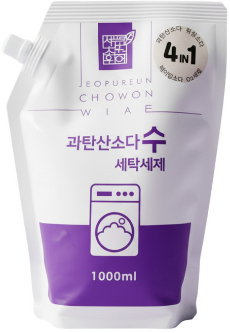 과탄산소다 액상 세탁세제 땀냄새 쉰내제거 얼룩제거, 1L, 1개