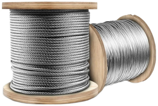 스텐와이어로프 0.8mm 1mm 1.2mm 1.6mm 2mm 2.4mm 3mm 4mm 5mm 6mm 8mm, (7x7)0.8mm*100M, 1개