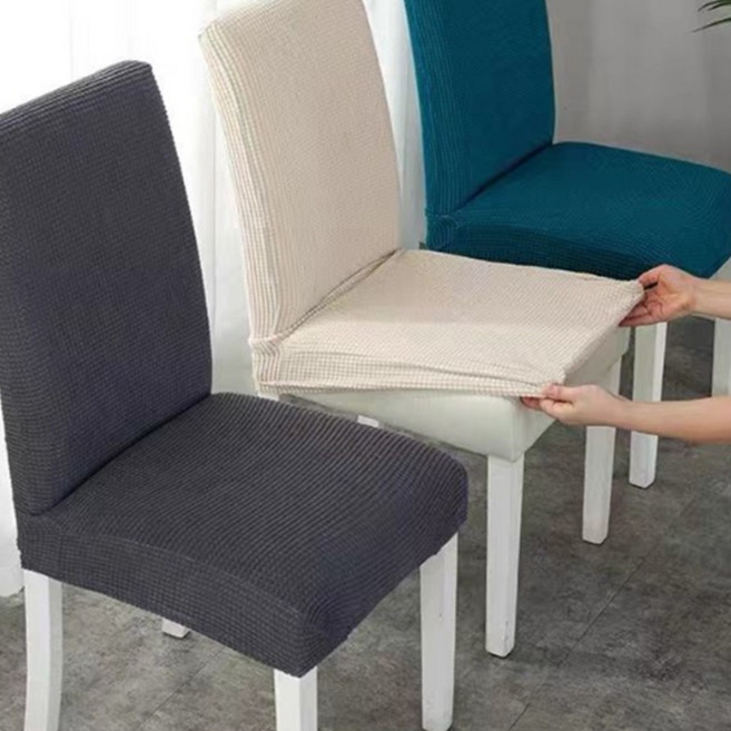 베오라 패브릭 식탁의자커버 덮개 교체 리폼 천갈이, 7.그린, 2개